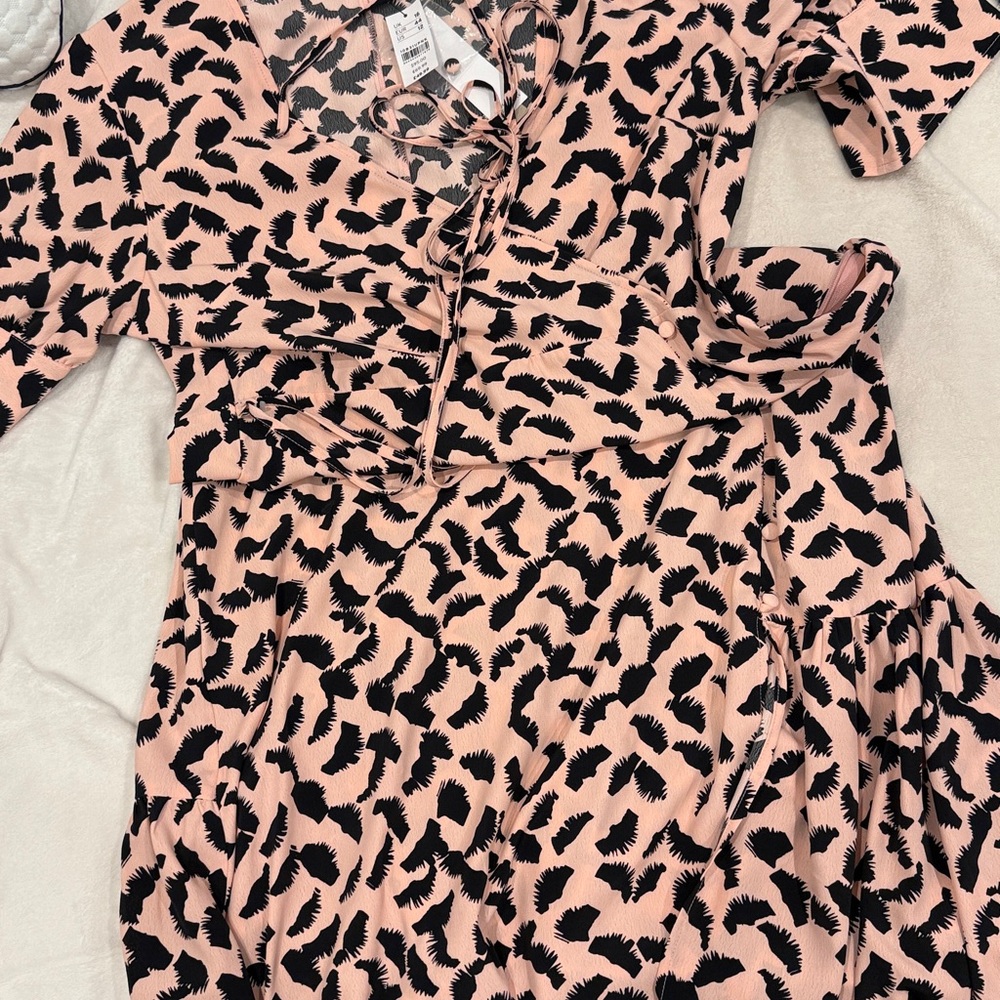 Topshop Wrap Midi Dress